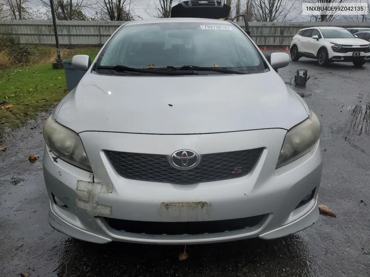 2009 Toyota Corolla Base VIN: 1NXBU40E99Z042135 Lot: 79973814