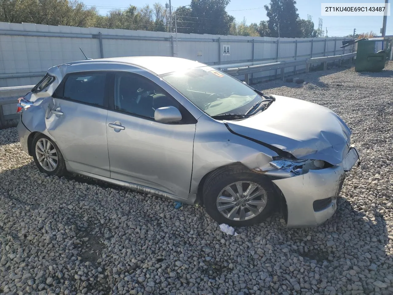 2009 Toyota Corolla Matrix VIN: 2T1KU40E69C143487 Lot: 80001034