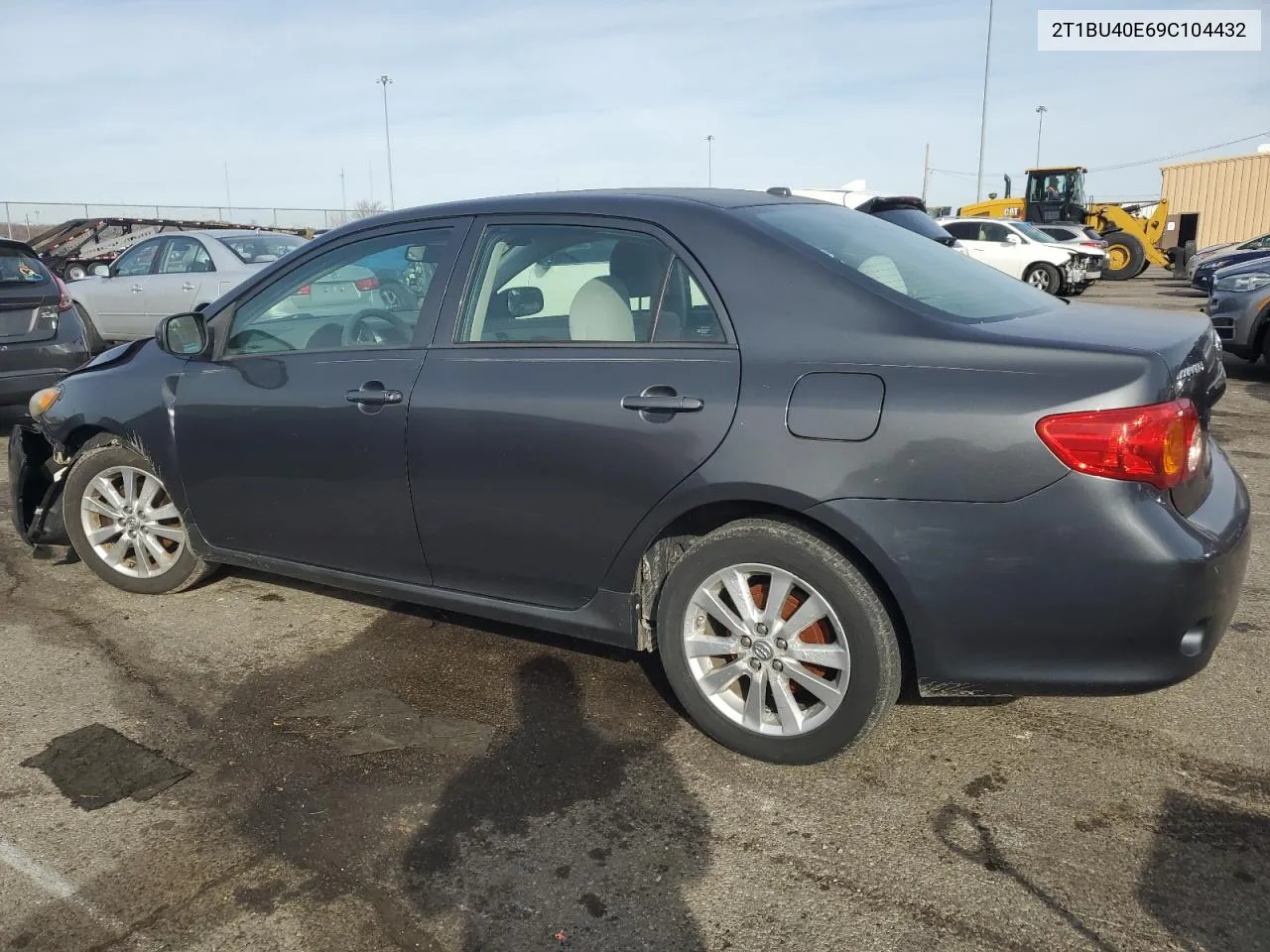 2009 Toyota Corolla Base VIN: 2T1BU40E69C104432 Lot: 80082624