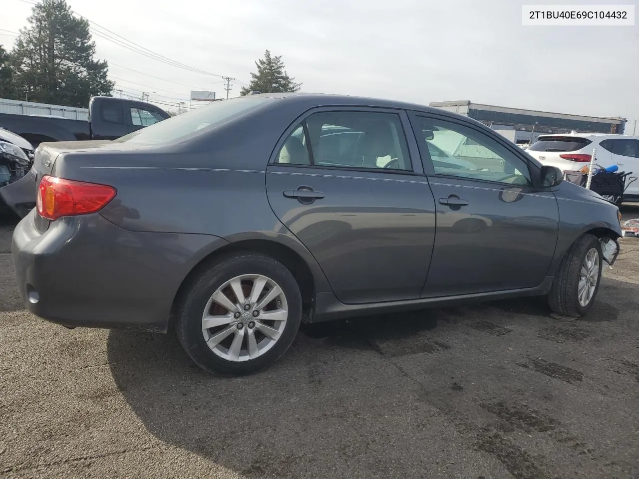 2009 Toyota Corolla Base VIN: 2T1BU40E69C104432 Lot: 80082624