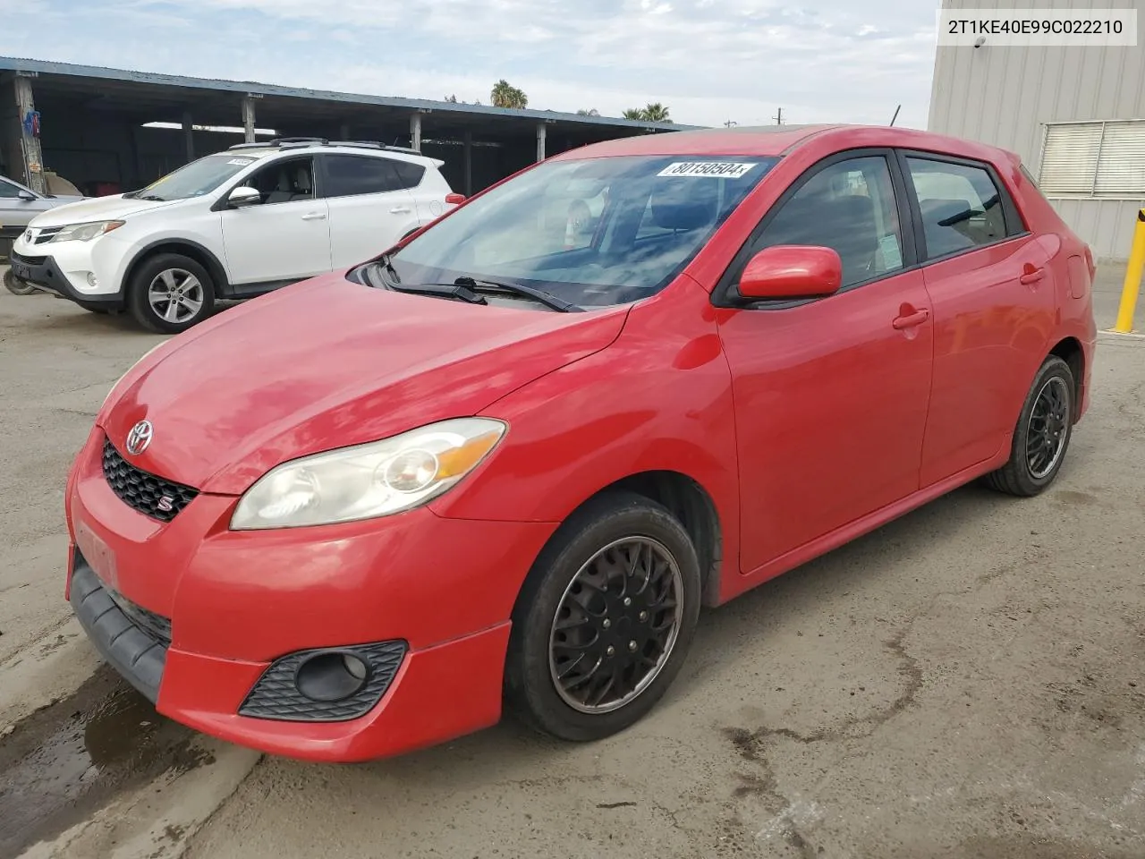 2009 Toyota Corolla Matrix S VIN: 2T1KE40E99C022210 Lot: 80150504