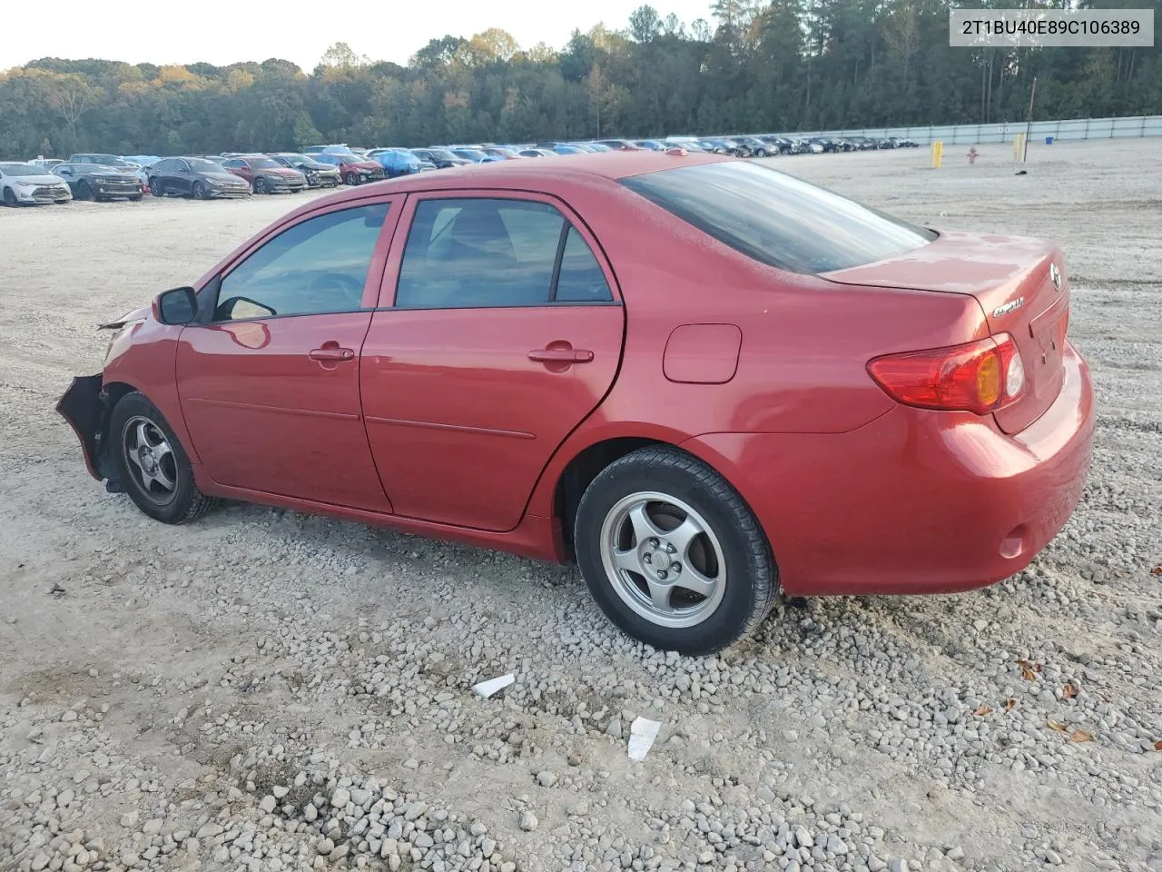 2009 Toyota Corolla Base VIN: 2T1BU40E89C106389 Lot: 80161814