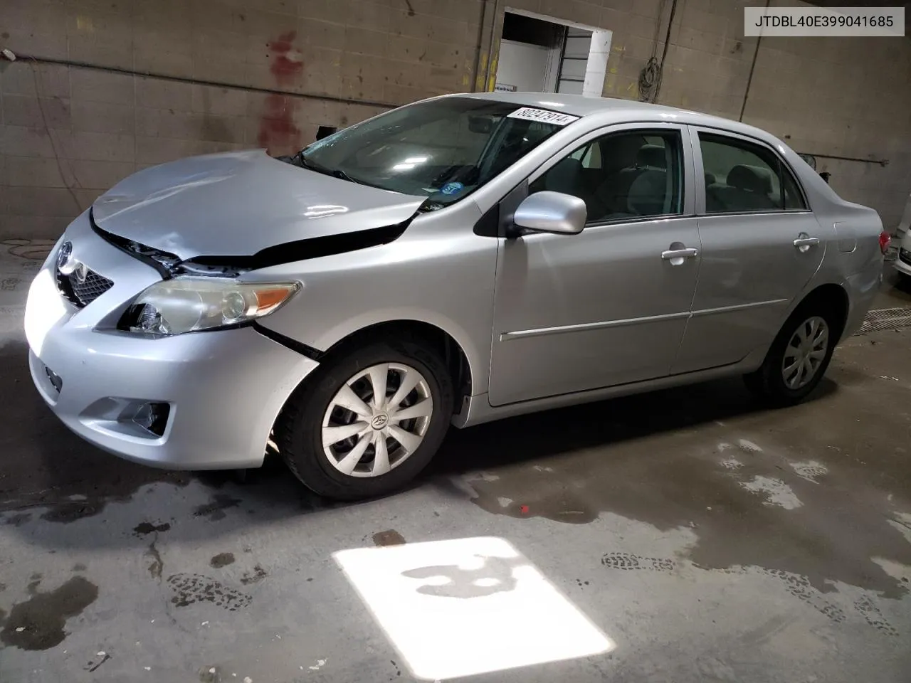 2009 Toyota Corolla Base VIN: JTDBL40E399041685 Lot: 80247914