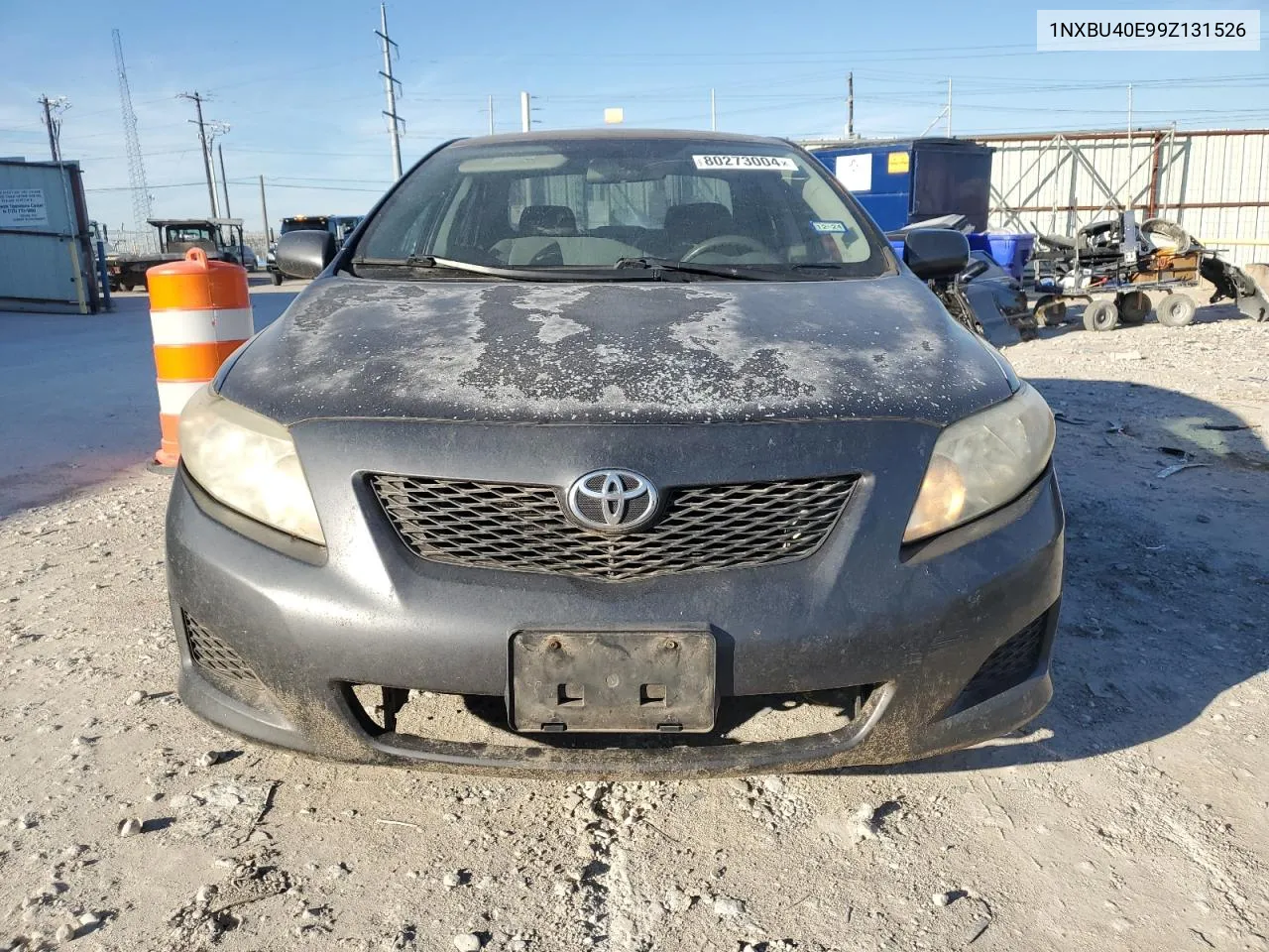 2009 Toyota Corolla Base VIN: 1NXBU40E99Z131526 Lot: 80273004