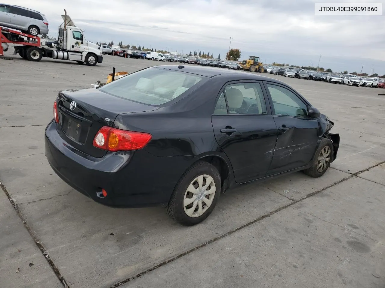 2009 Toyota Corolla Base VIN: JTDBL40E399091860 Lot: 80340734