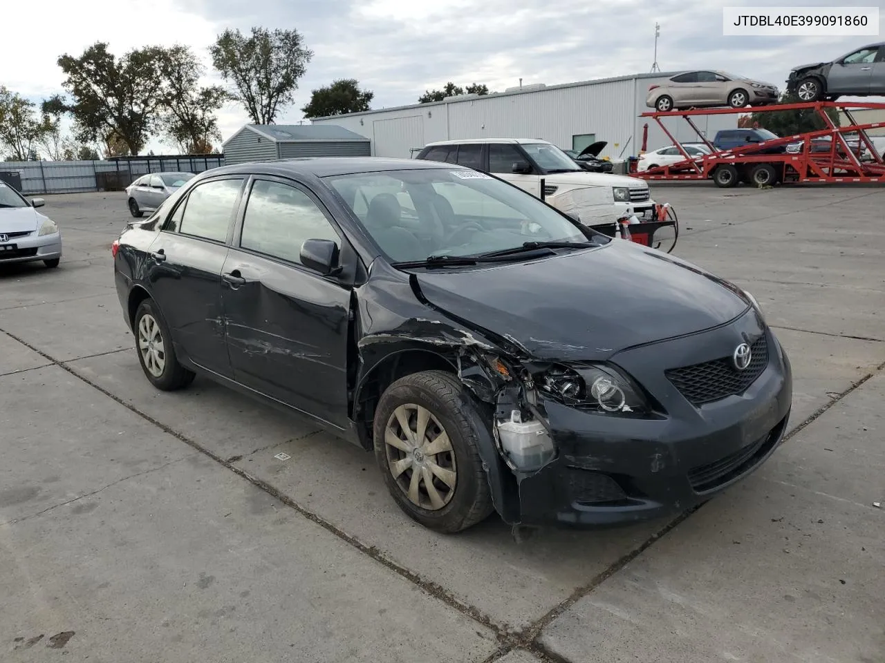 2009 Toyota Corolla Base VIN: JTDBL40E399091860 Lot: 80340734