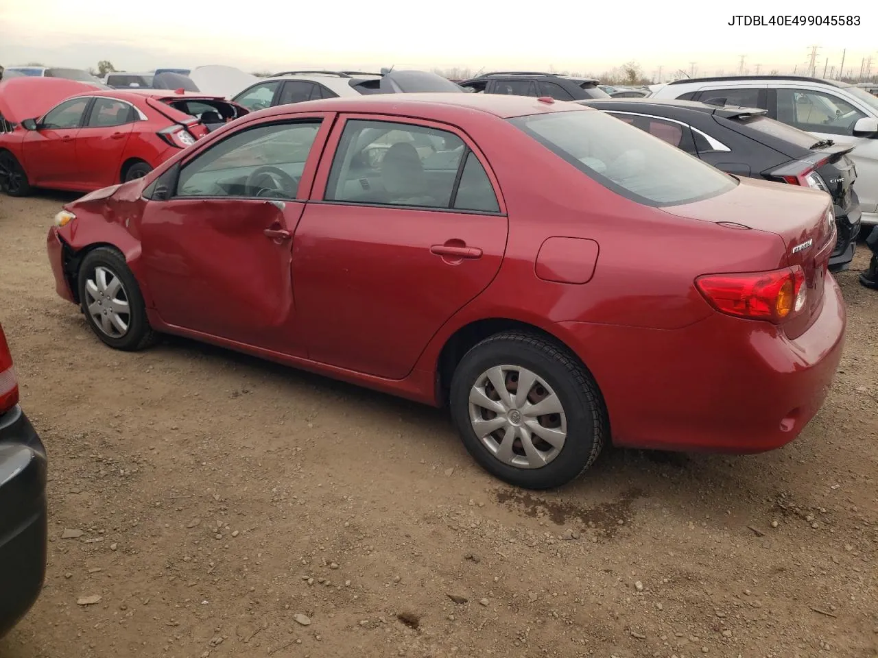 2009 Toyota Corolla Base VIN: JTDBL40E499045583 Lot: 80363884