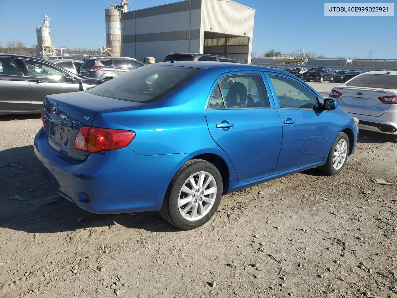 2009 Toyota Corolla Base VIN: JTDBL40E999023921 Lot: 80438214