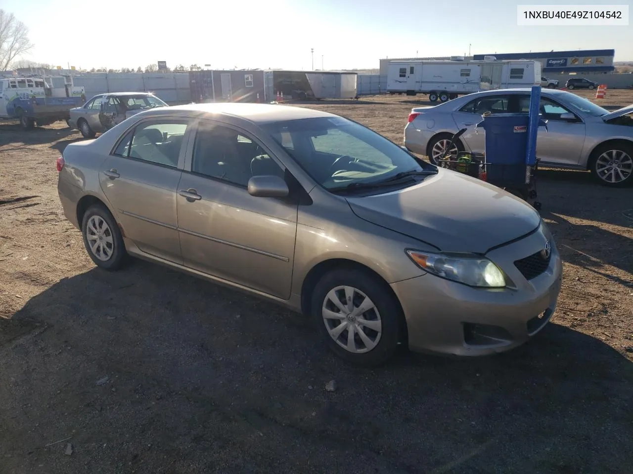 2009 Toyota Corolla Base VIN: 1NXBU40E49Z104542 Lot: 80485314