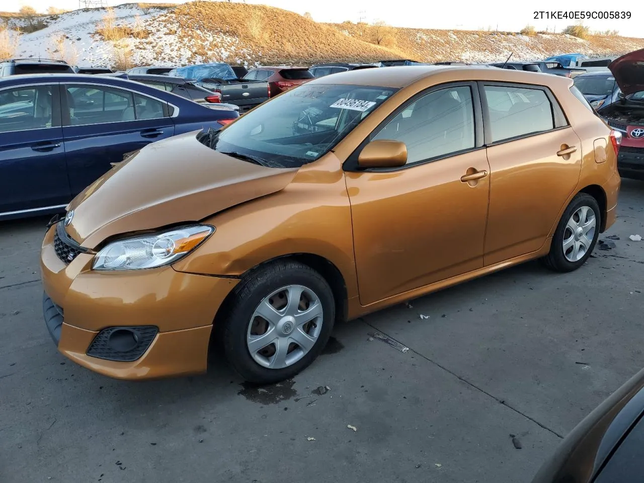 2009 Toyota Corolla Matrix S VIN: 2T1KE40E59C005839 Lot: 80496184