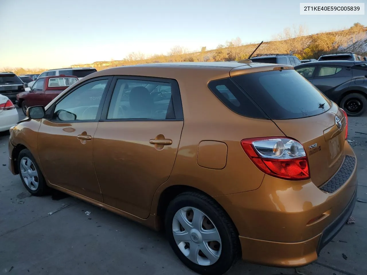 2009 Toyota Corolla Matrix S VIN: 2T1KE40E59C005839 Lot: 80496184