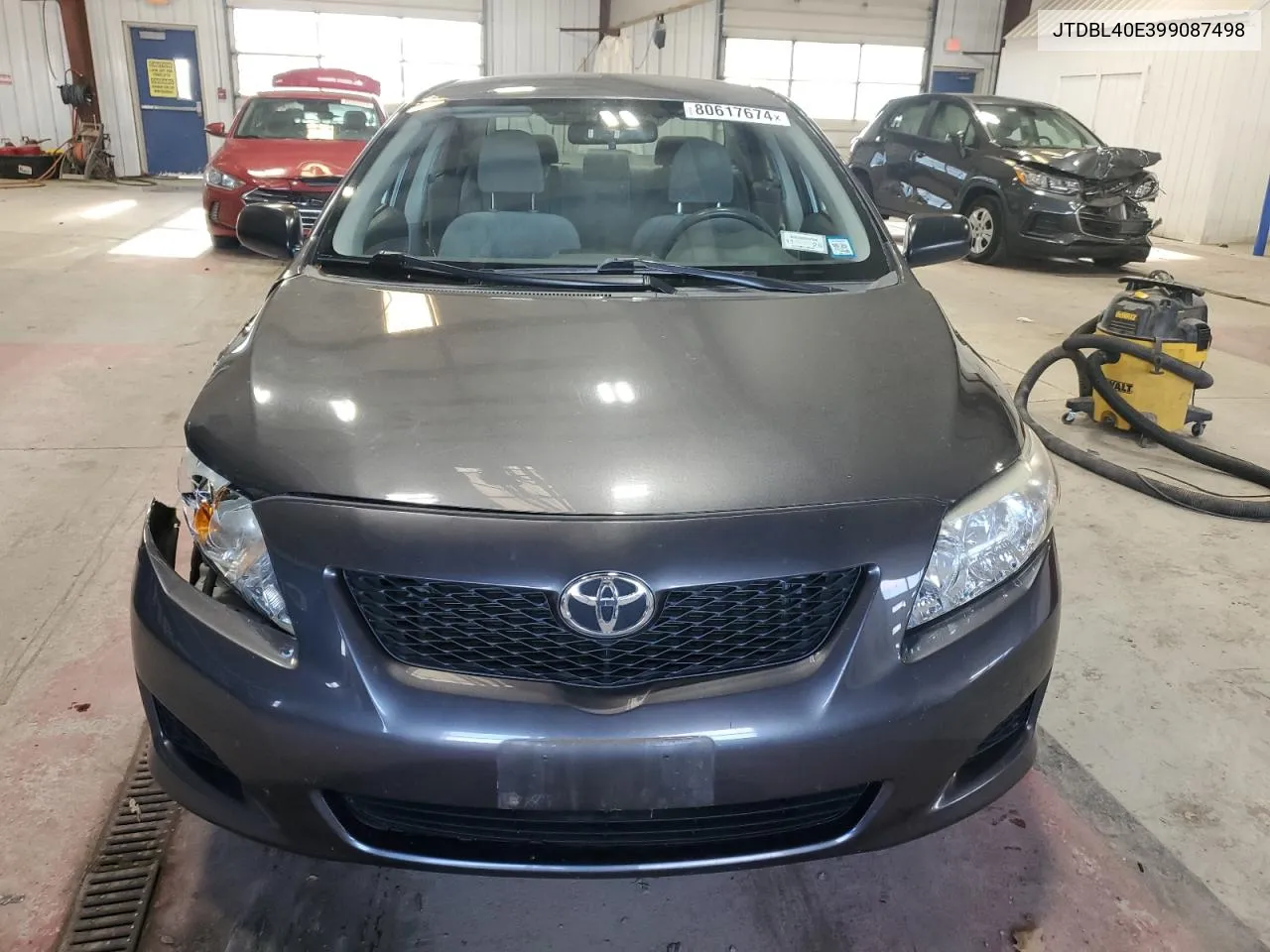 2009 Toyota Corolla Base VIN: JTDBL40E399087498 Lot: 80617674