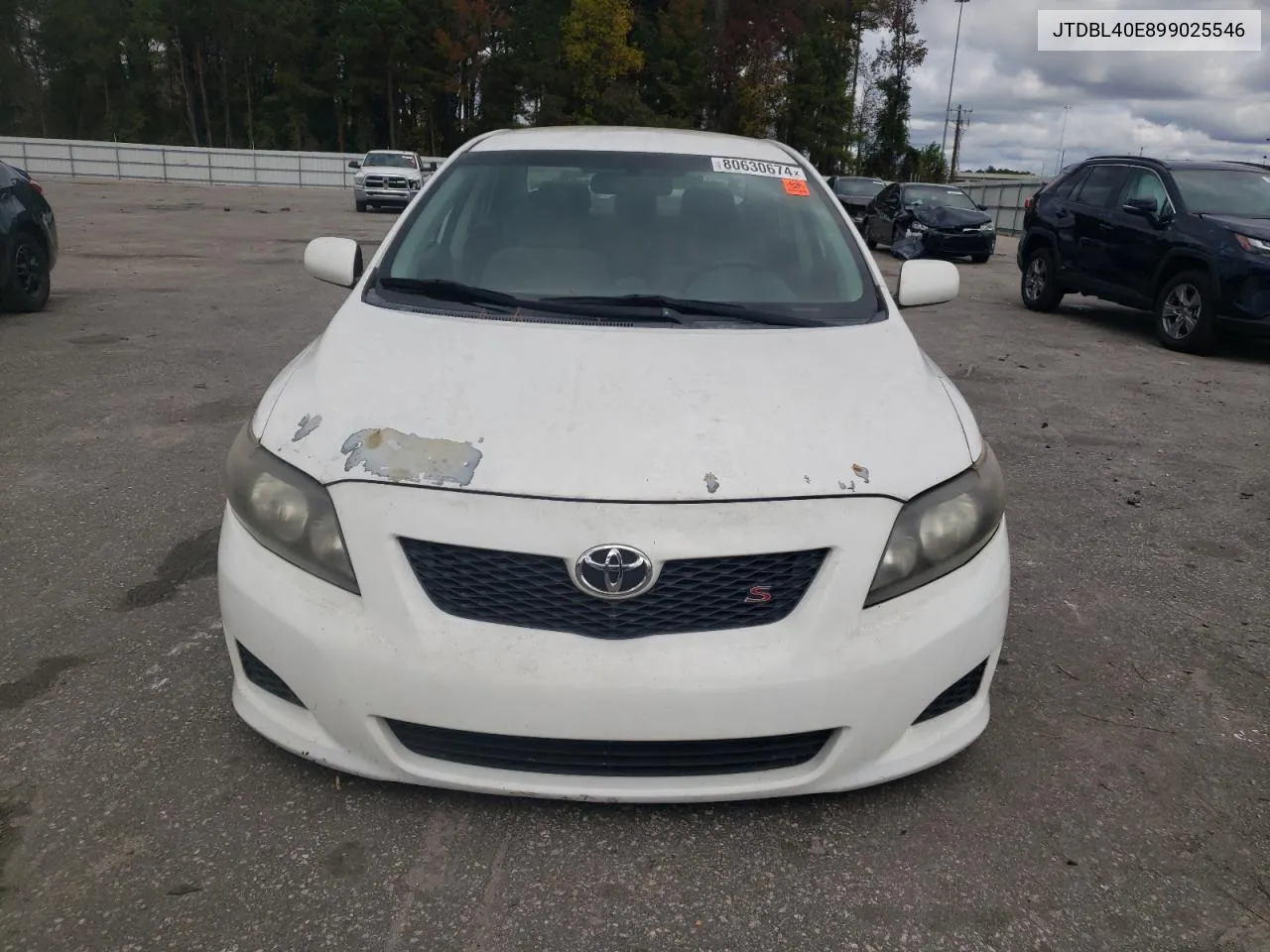 2009 Toyota Corolla Base VIN: JTDBL40E899025546 Lot: 80630674