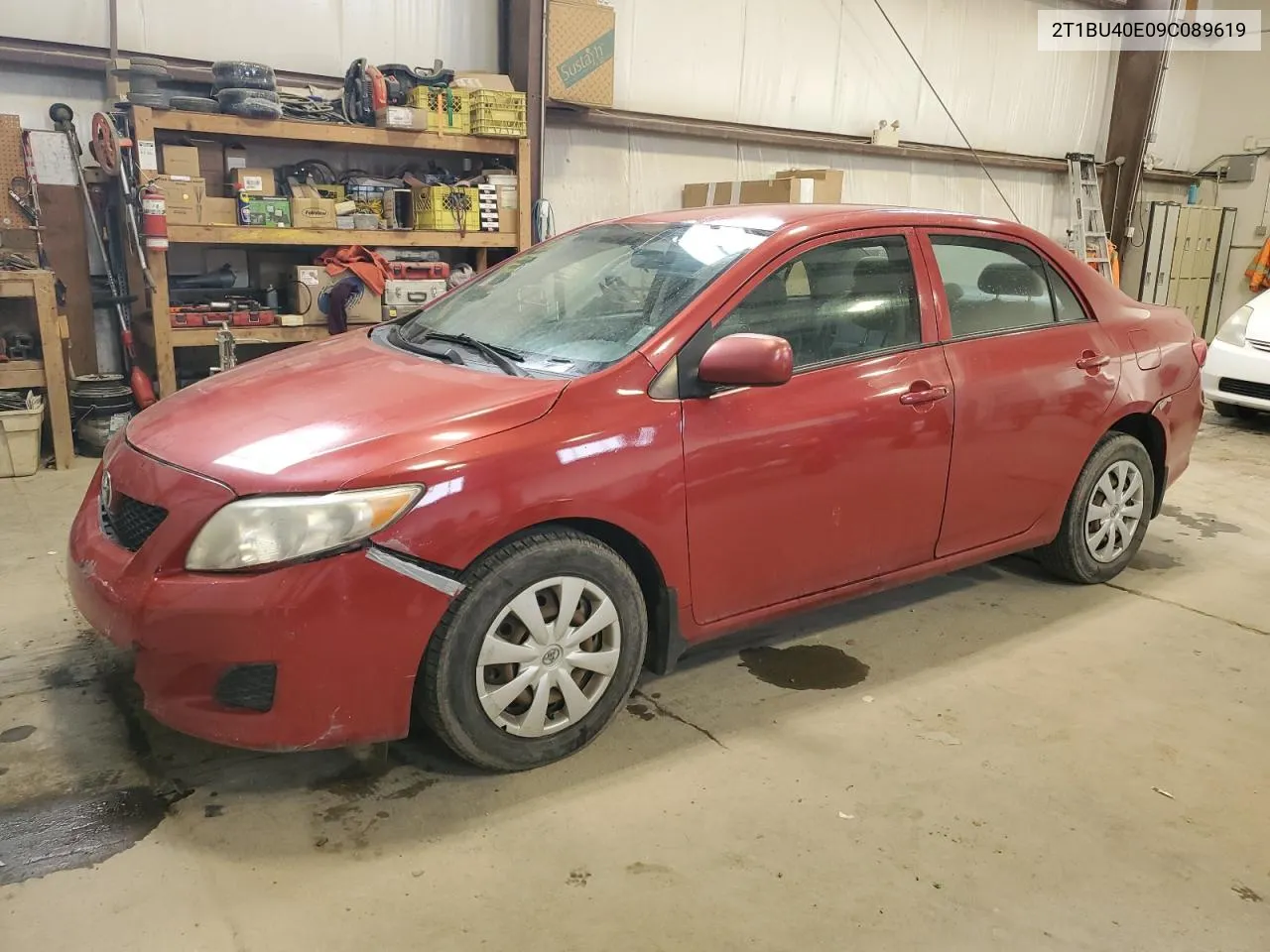 2009 Toyota Corolla Base VIN: 2T1BU40E09C089619 Lot: 80777314