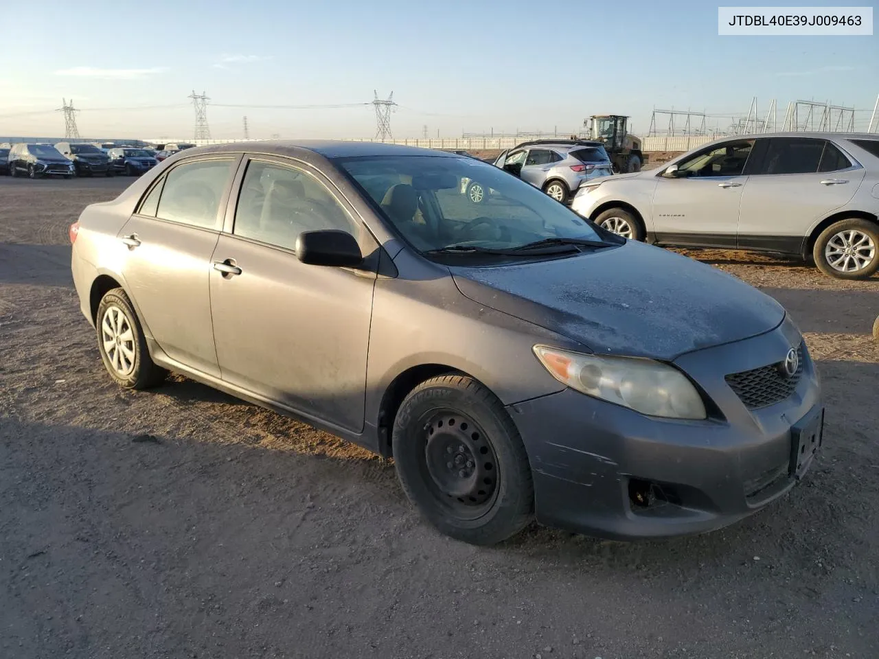 2009 Toyota Corolla Base VIN: JTDBL40E39J009463 Lot: 81133134