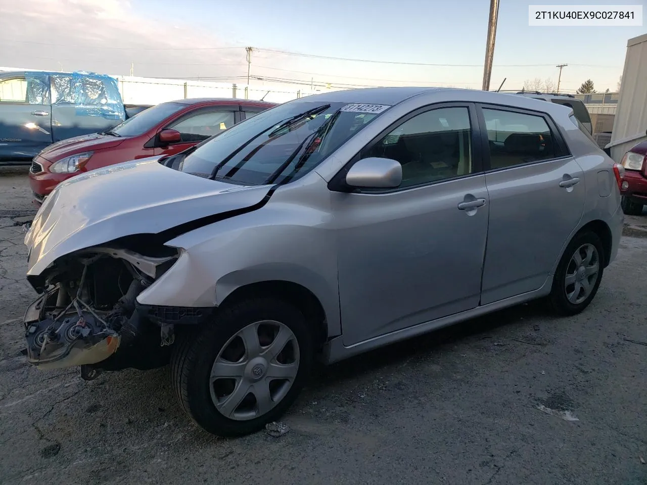 2009 Toyota Corolla Matrix VIN: 2T1KU40EX9C027841 Lot: 81142273