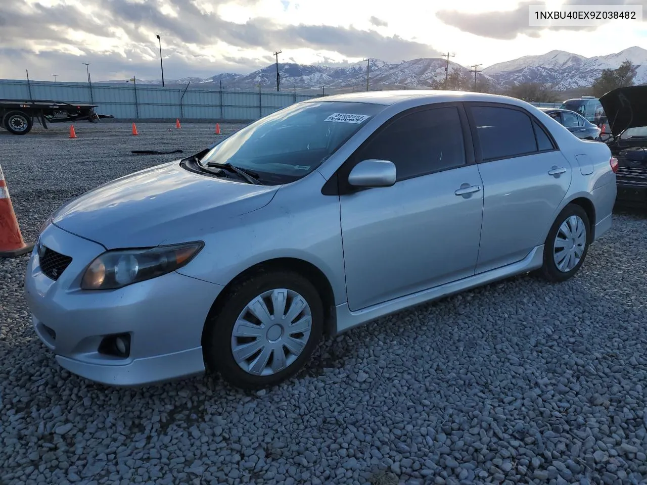 2009 Toyota Corolla Base VIN: 1NXBU40EX9Z038482 Lot: 81298424