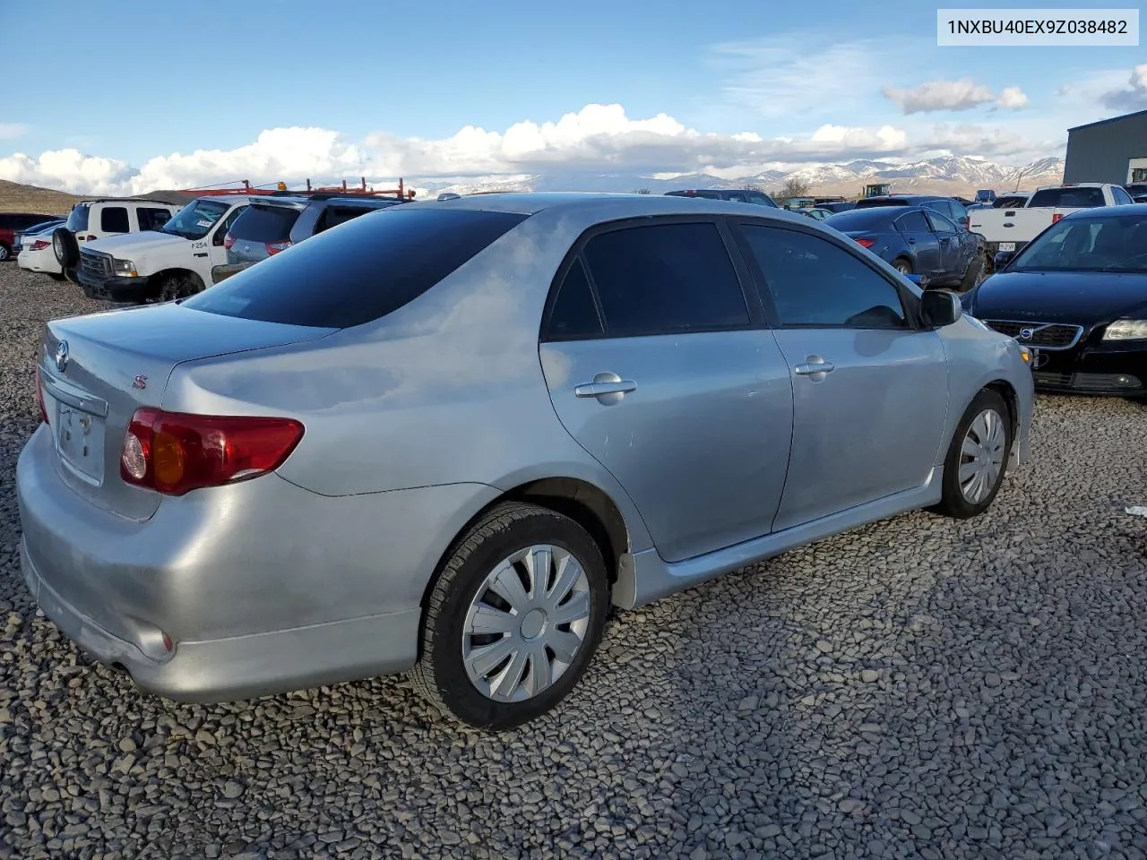 2009 Toyota Corolla Base VIN: 1NXBU40EX9Z038482 Lot: 81298424