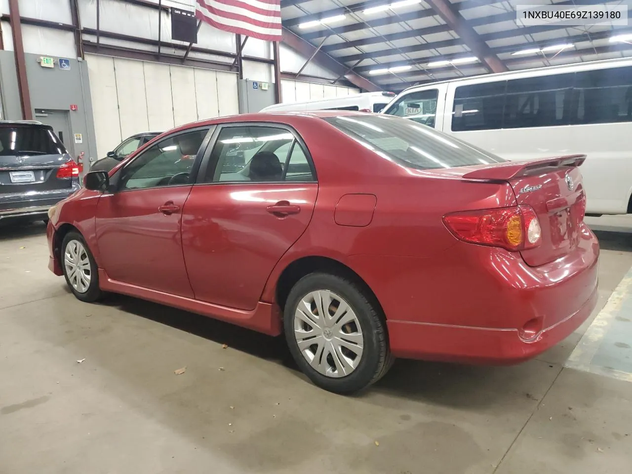 2009 Toyota Corolla Base VIN: 1NXBU40E69Z139180 Lot: 81495214