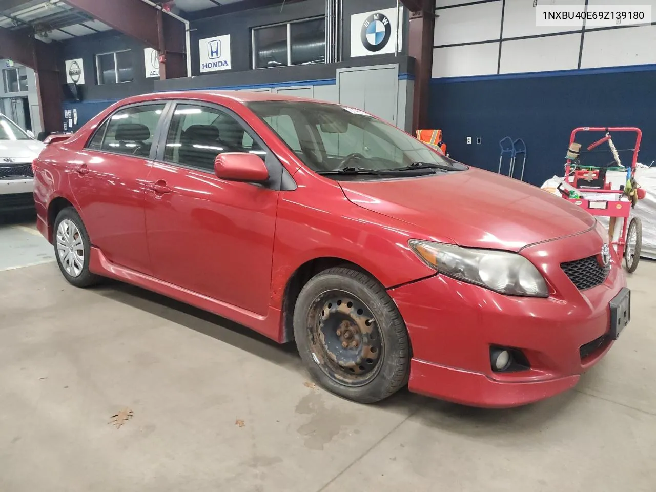 2009 Toyota Corolla Base VIN: 1NXBU40E69Z139180 Lot: 81495214