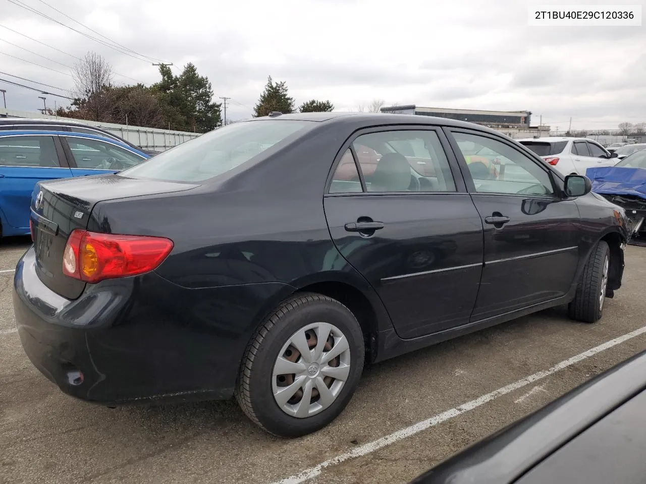 2009 Toyota Corolla Base VIN: 2T1BU40E29C120336 Lot: 82140143