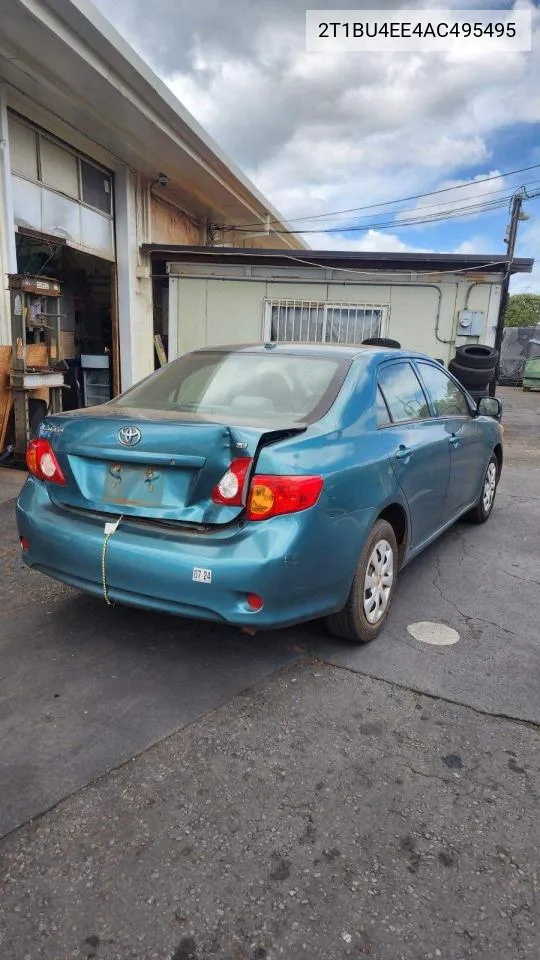 2010 Toyota Corolla Base VIN: 2T1BU4EE4AC495495 Lot: 46495594