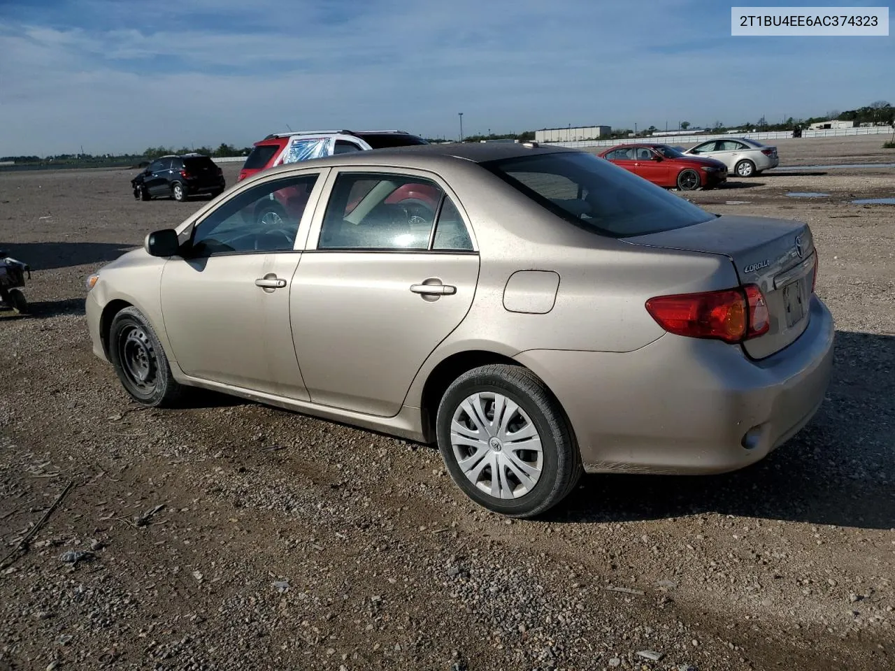 2010 Toyota Corolla Base VIN: 2T1BU4EE6AC374323 Lot: 47322014