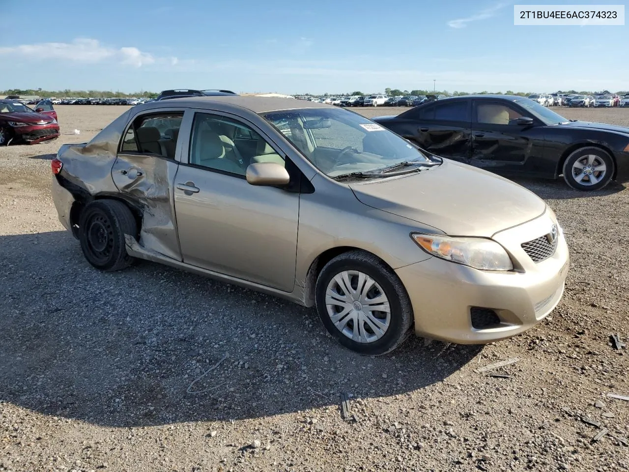 2010 Toyota Corolla Base VIN: 2T1BU4EE6AC374323 Lot: 47322014