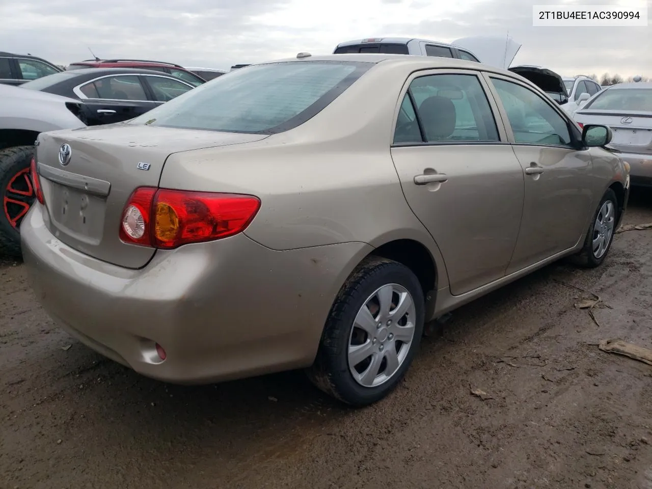 2010 Toyota Corolla Base VIN: 2T1BU4EE1AC390994 Lot: 48733644