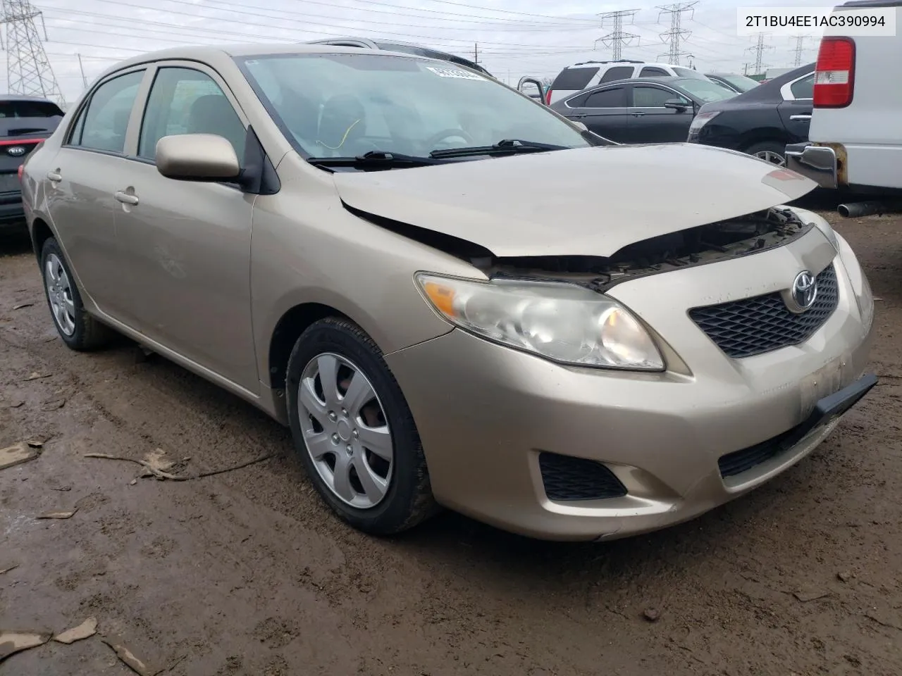 2010 Toyota Corolla Base VIN: 2T1BU4EE1AC390994 Lot: 48733644