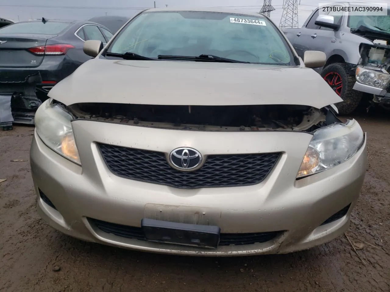 2010 Toyota Corolla Base VIN: 2T1BU4EE1AC390994 Lot: 48733644