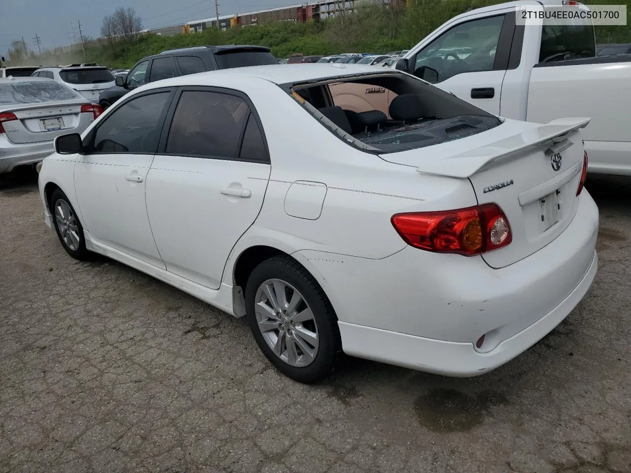 2010 Toyota Corolla Base VIN: 2T1BU4EE0AC501700 Lot: 49337944