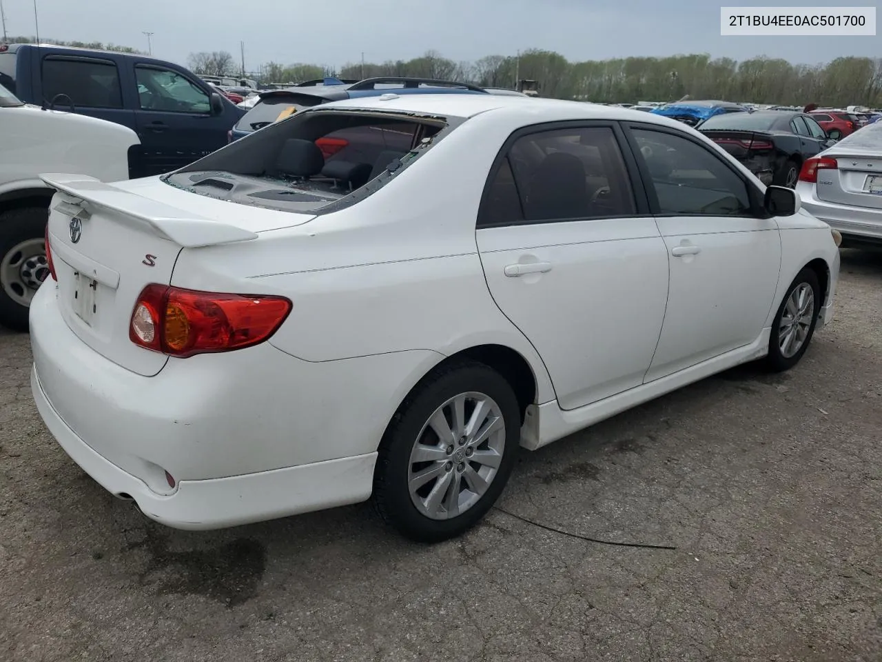 2010 Toyota Corolla Base VIN: 2T1BU4EE0AC501700 Lot: 49337944