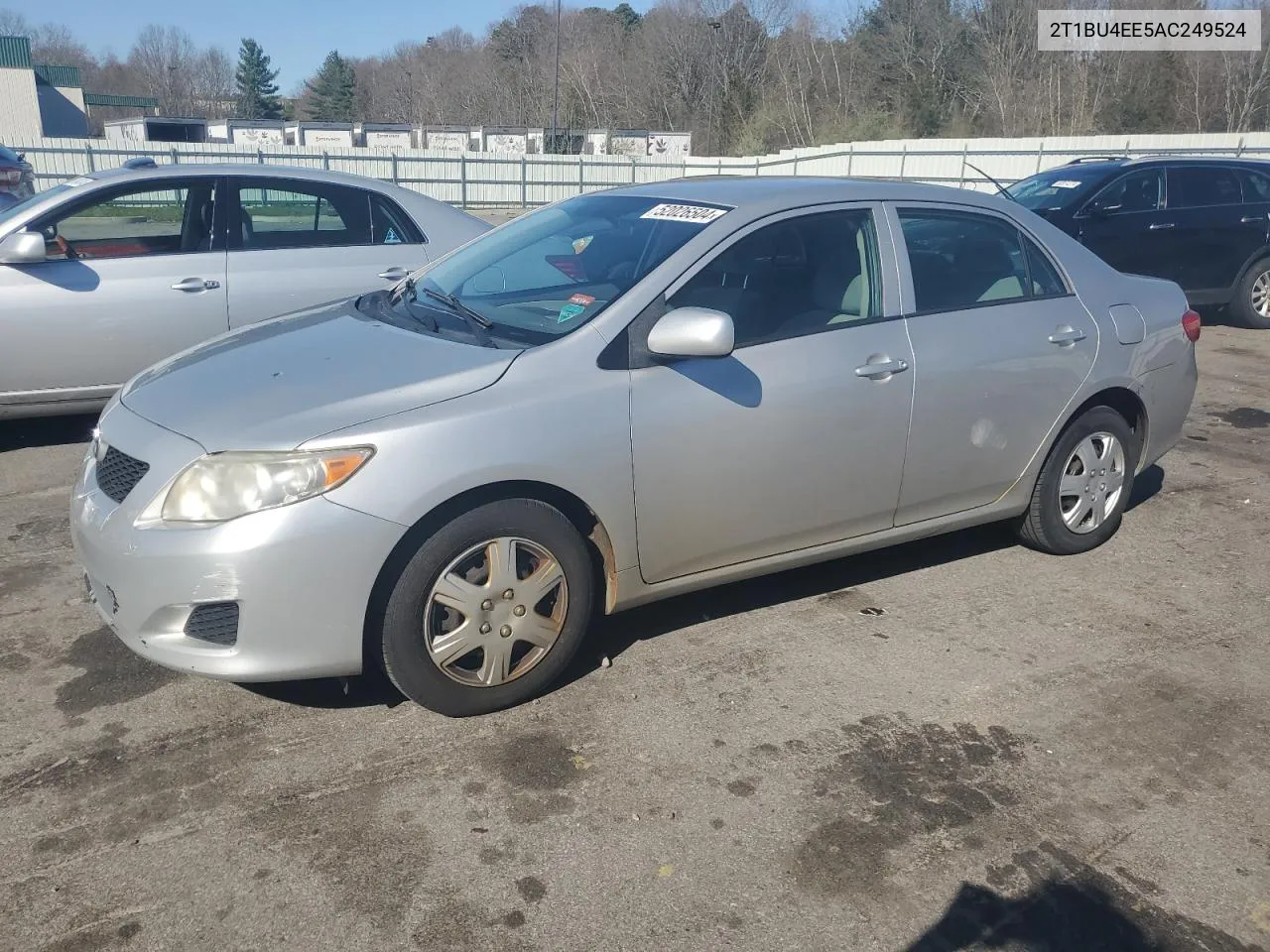 2010 Toyota Corolla Base VIN: 2T1BU4EE5AC249524 Lot: 52026504