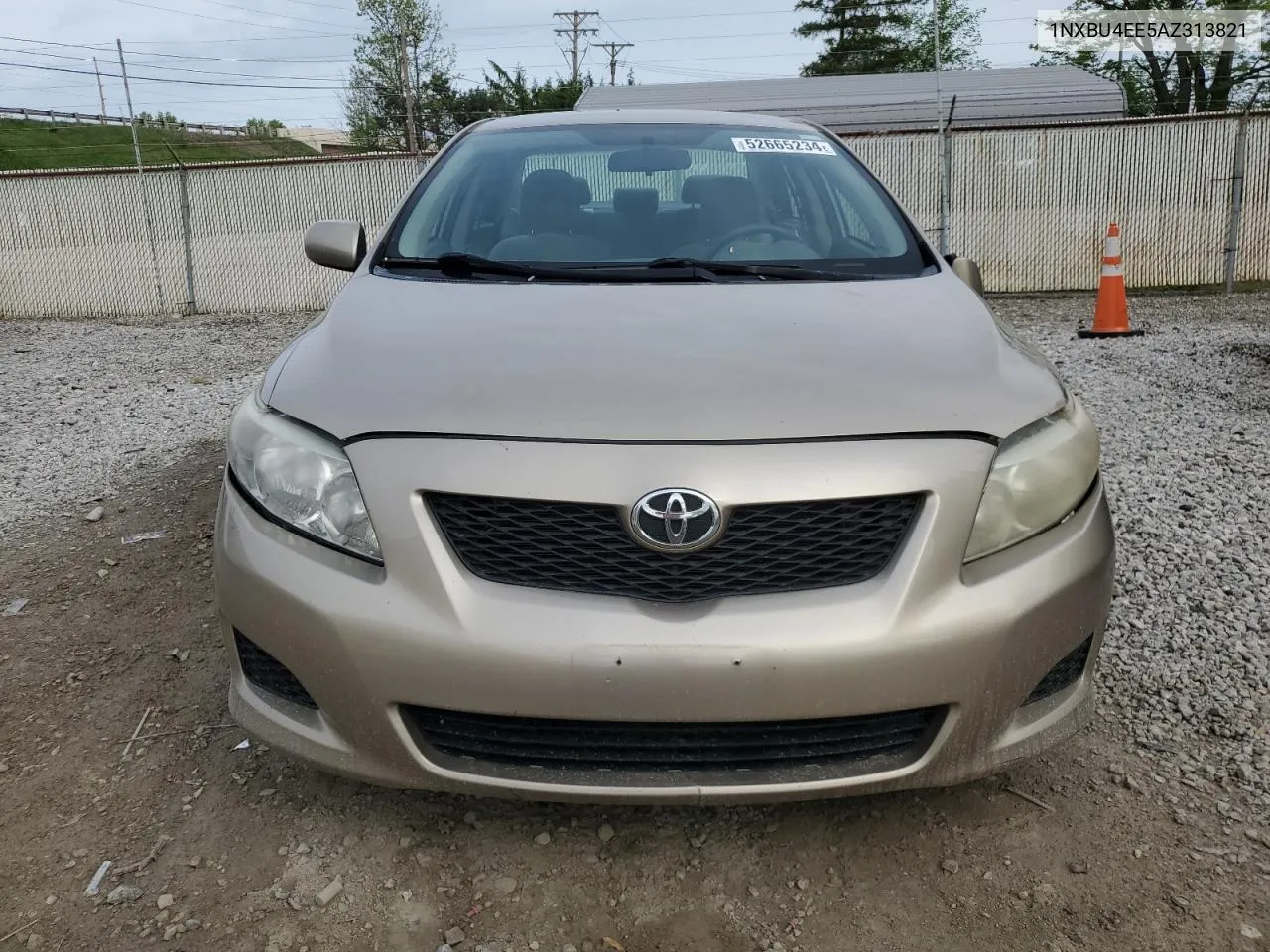 2010 Toyota Corolla Base VIN: 1NXBU4EE5AZ313821 Lot: 52665234