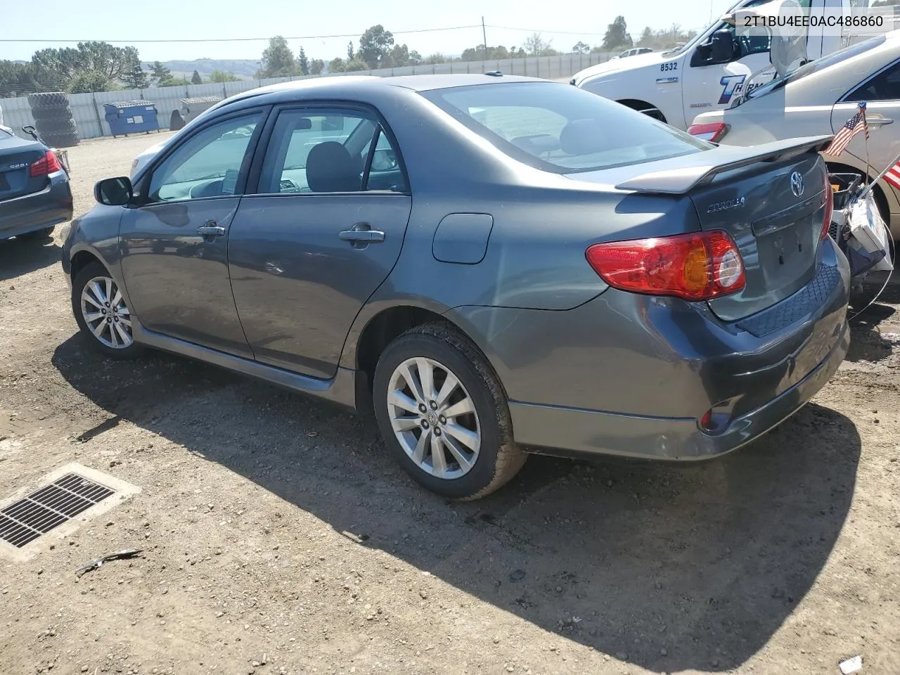 2010 Toyota Corolla Base VIN: 2T1BU4EE0AC486860 Lot: 54025014