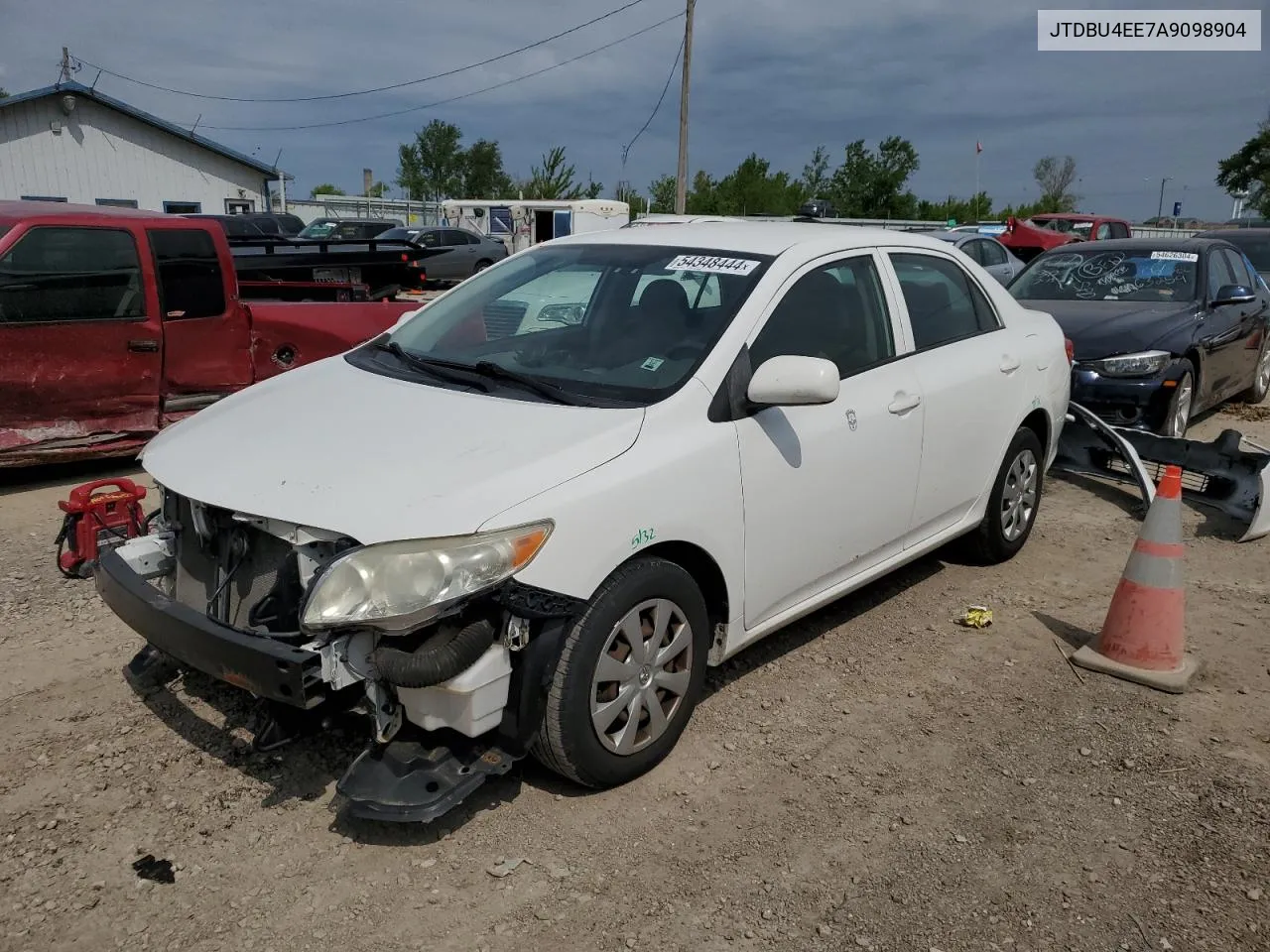 2010 Toyota Corolla Base VIN: JTDBU4EE7A9098904 Lot: 54348444