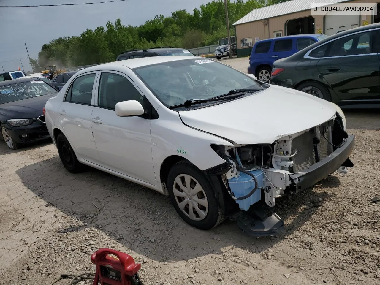 2010 Toyota Corolla Base VIN: JTDBU4EE7A9098904 Lot: 54348444