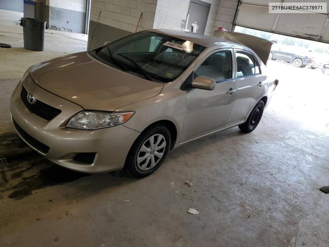 2010 Toyota Corolla Base VIN: 2T1BU4EE6AC378971 Lot: 55681944