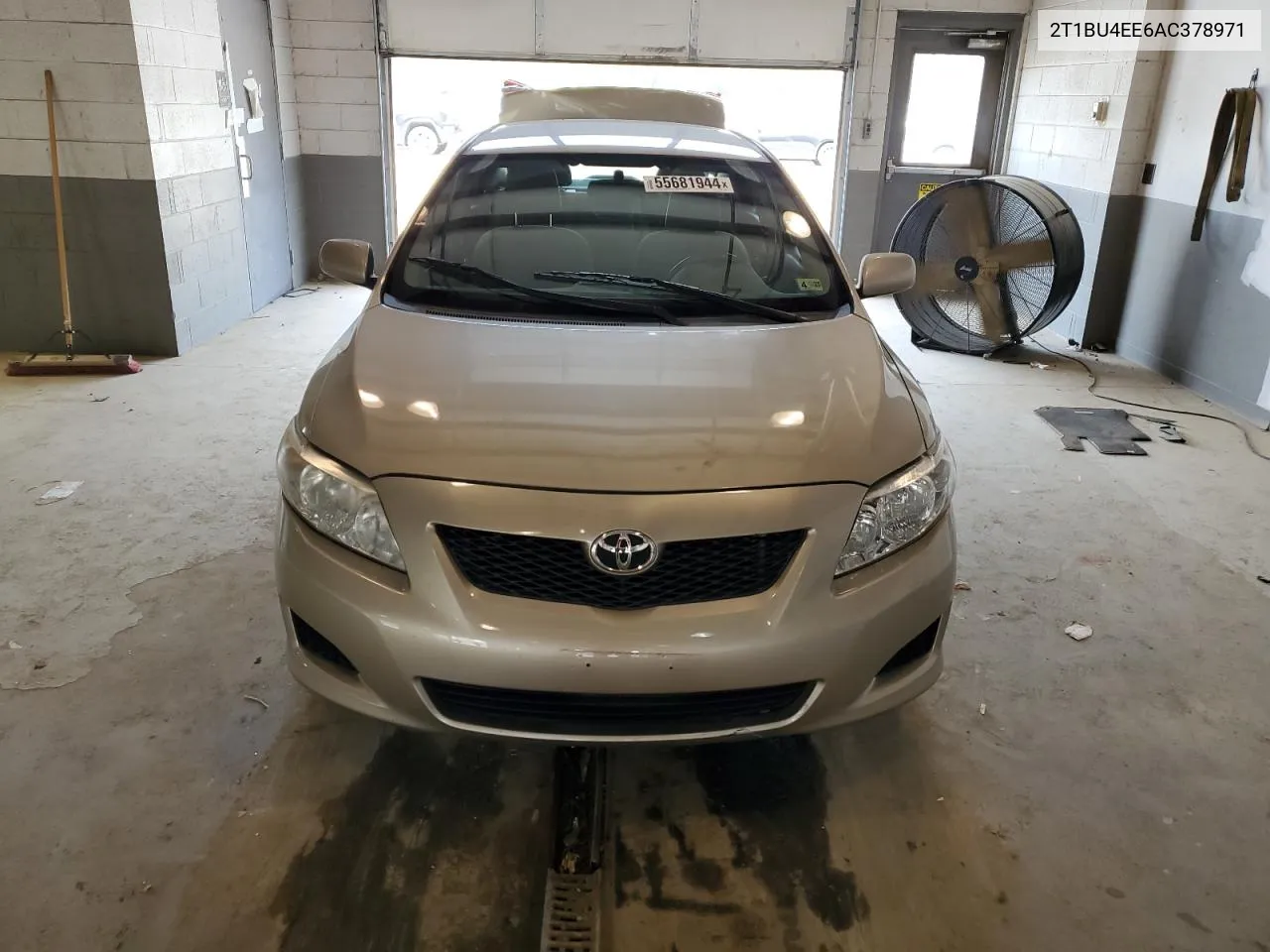 2010 Toyota Corolla Base VIN: 2T1BU4EE6AC378971 Lot: 55681944