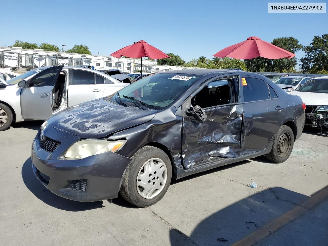 2010 Toyota Corolla Base VIN: 1NXBU4EE9AZ279902 Lot: 56654624