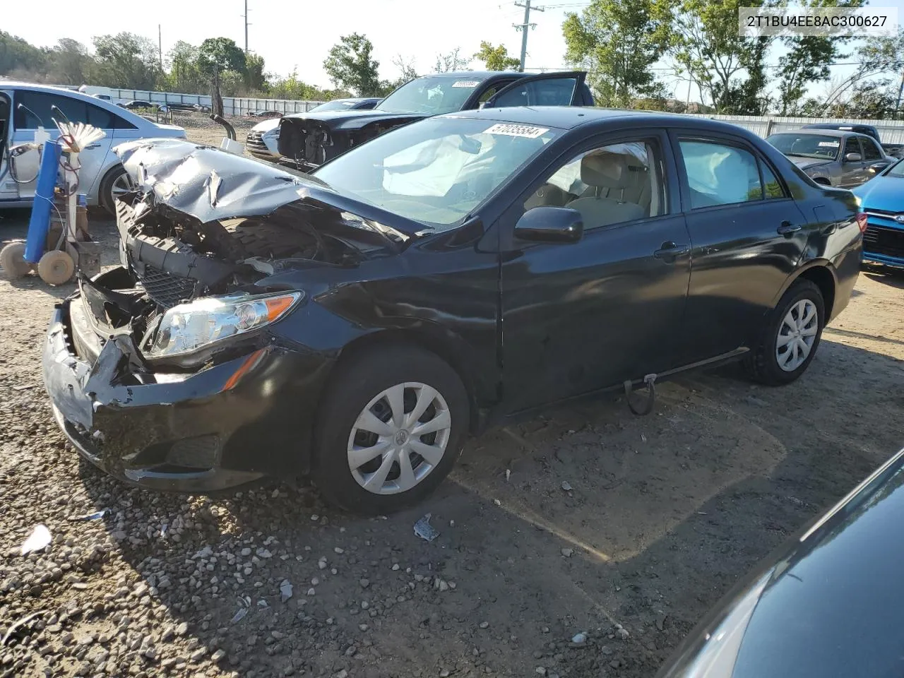 2010 Toyota Corolla Base VIN: 2T1BU4EE8AC300627 Lot: 57035584