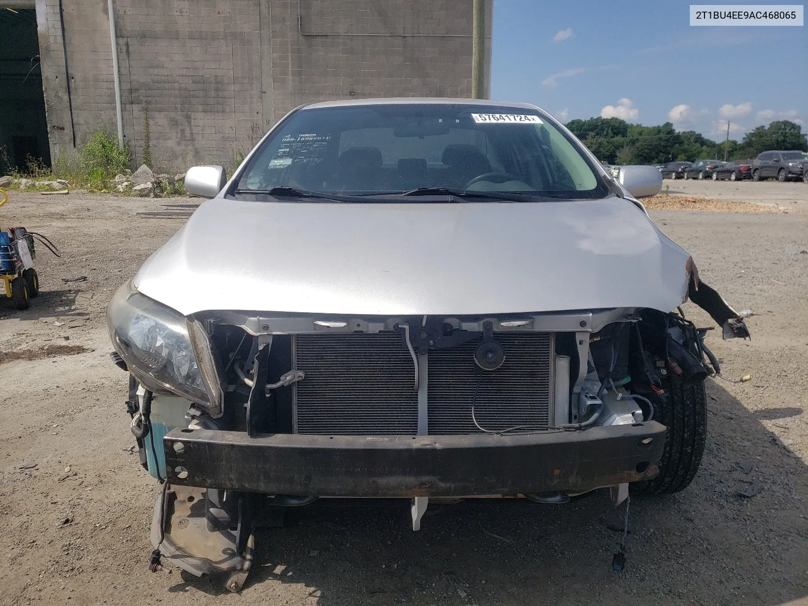 2010 Toyota Corolla Base VIN: 2T1BU4EE9AC468065 Lot: 57641724