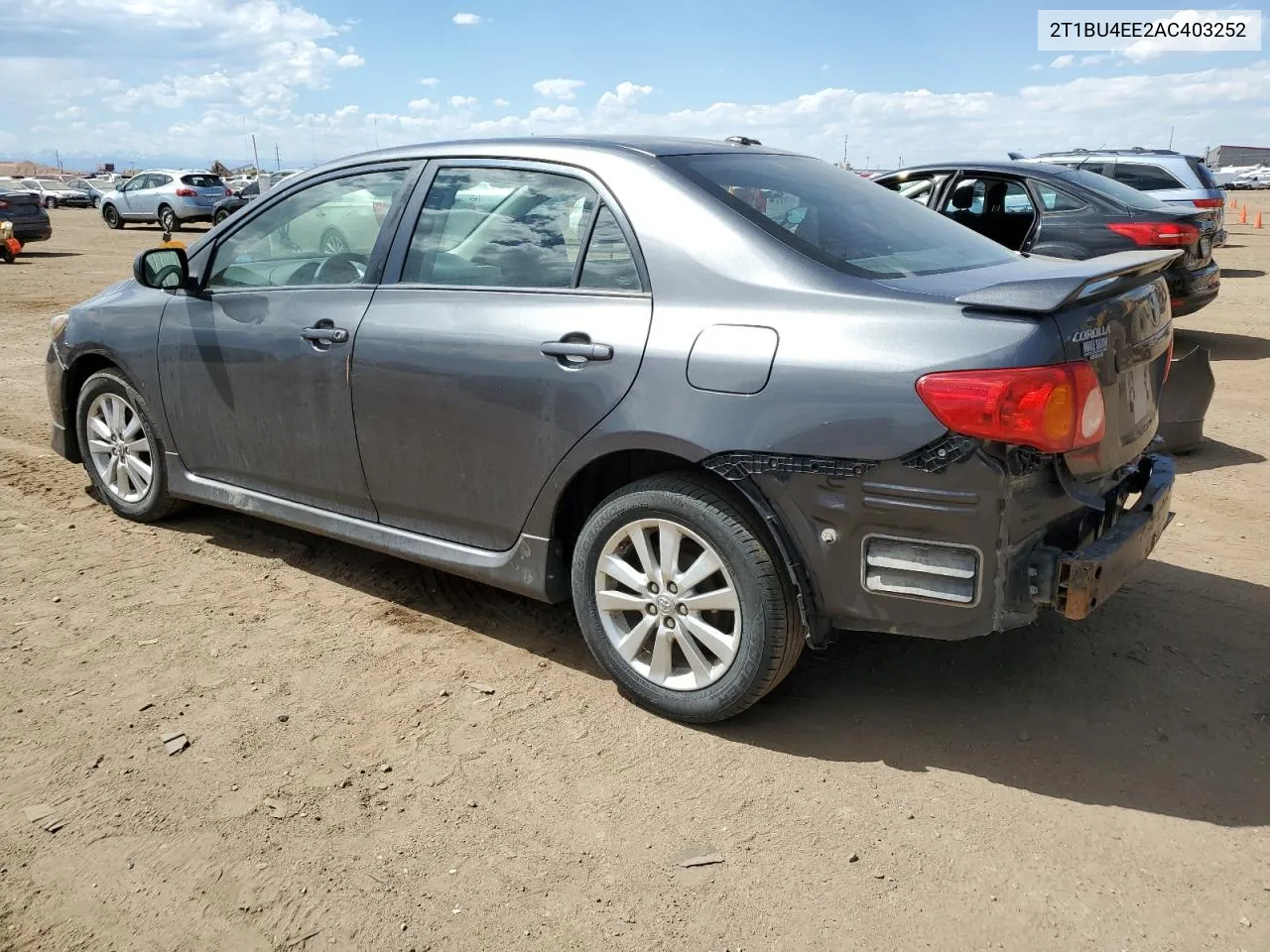 2010 Toyota Corolla Base VIN: 2T1BU4EE2AC403252 Lot: 57922984