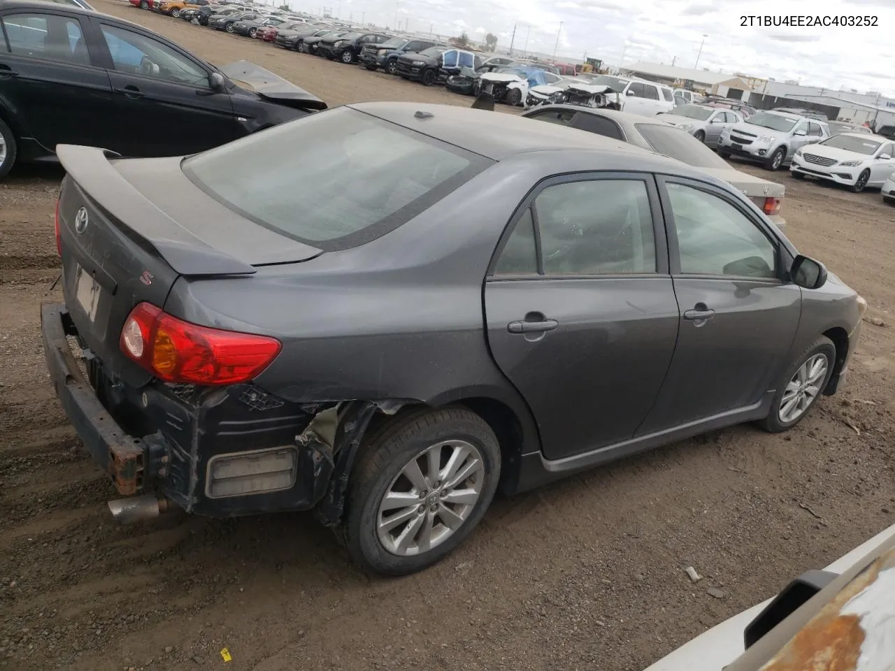 2010 Toyota Corolla Base VIN: 2T1BU4EE2AC403252 Lot: 57922984