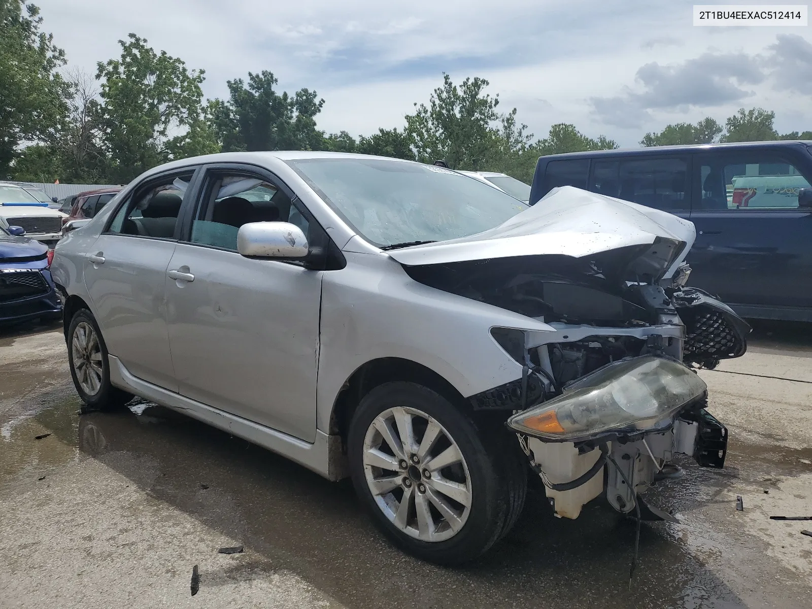 2010 Toyota Corolla Base VIN: 2T1BU4EEXAC512414 Lot: 58921704