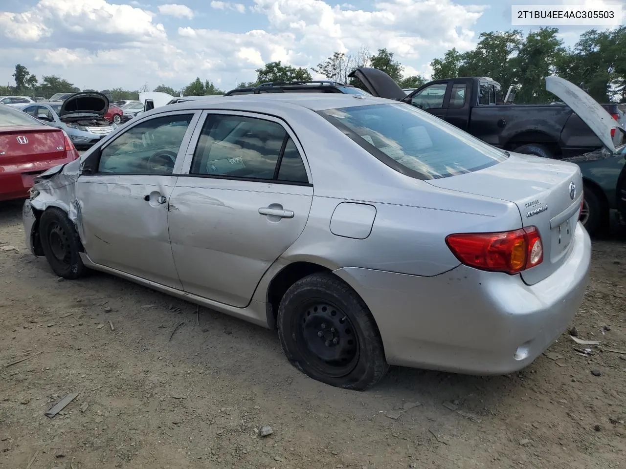 2010 Toyota Corolla Base VIN: 2T1BU4EE4AC305503 Lot: 61063744