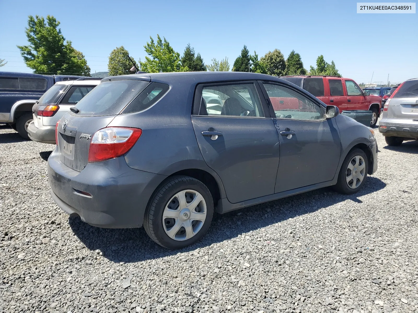 2010 Toyota Corolla Matrix VIN: 2T1KU4EE0AC348591 Lot: 61764554