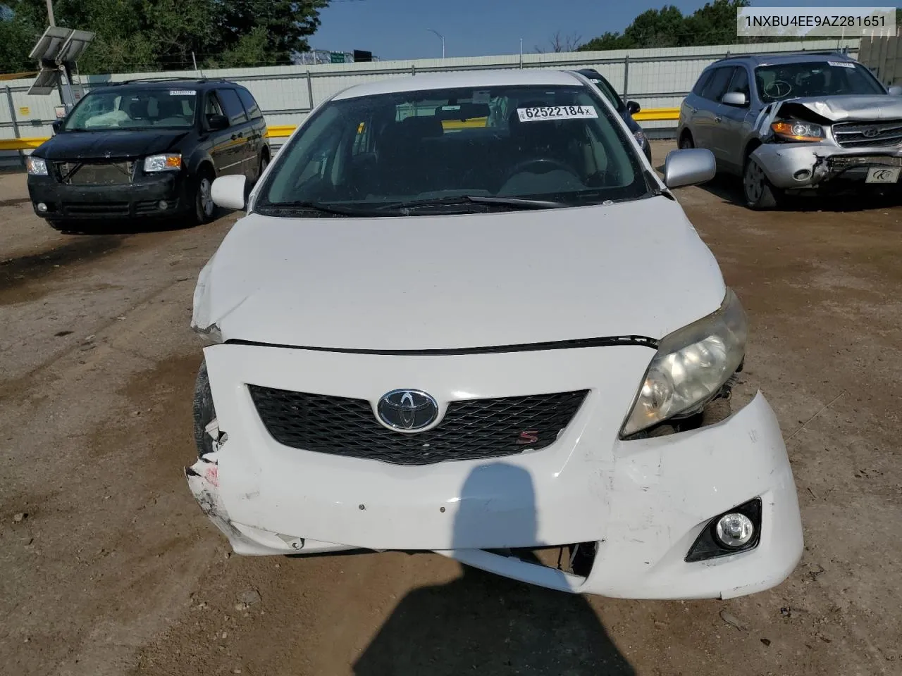 2010 Toyota Corolla Base VIN: 1NXBU4EE9AZ281651 Lot: 62522184