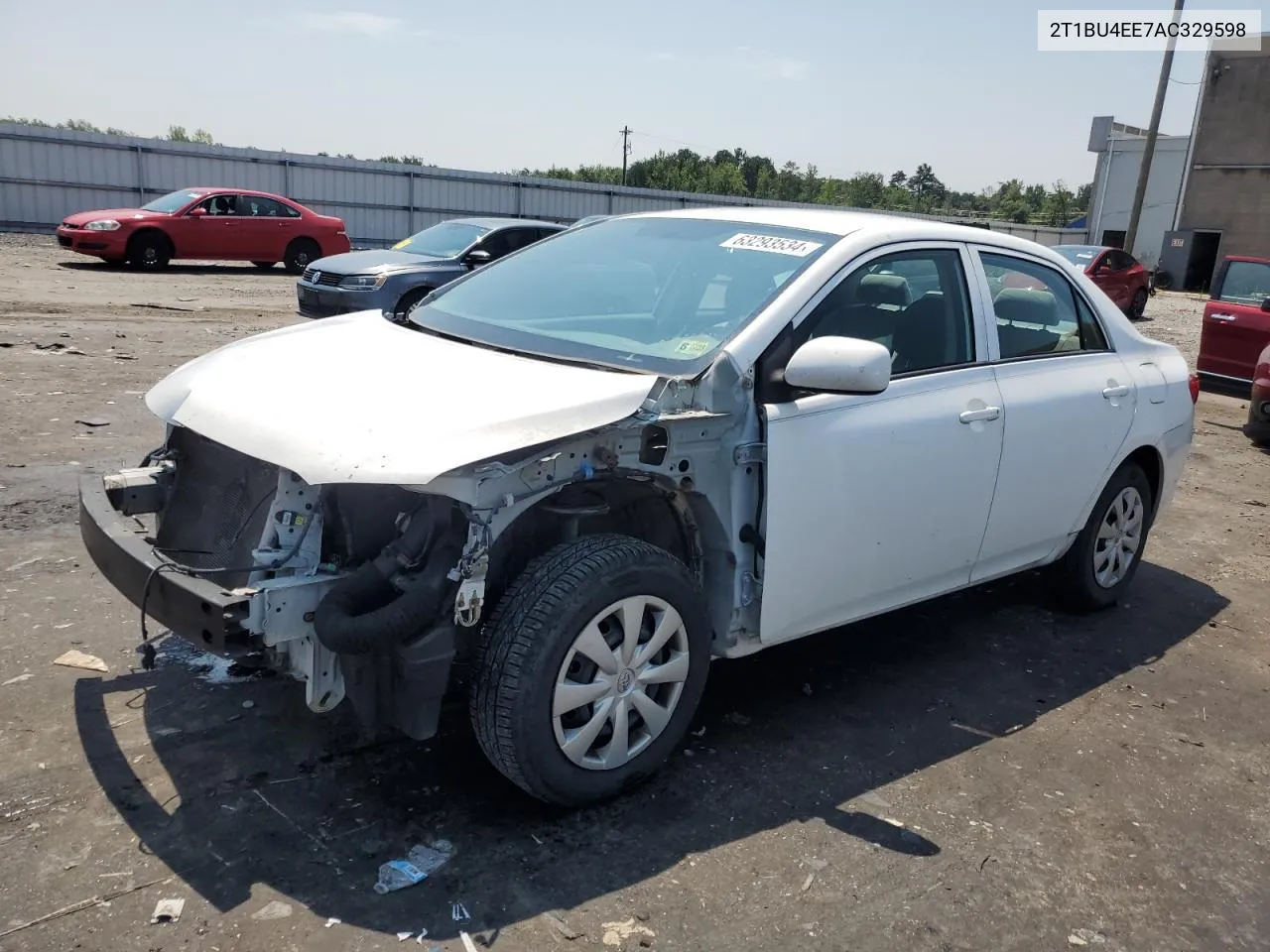 2010 Toyota Corolla Base VIN: 2T1BU4EE7AC329598 Lot: 63293534